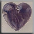 T12099 - Medium Quartz Heart - Purple