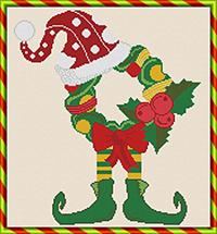  2024 Christmas Collection - Elf Wreath