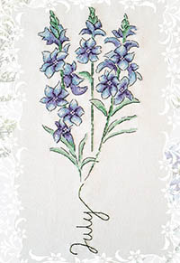 Birth Month Flowers: July Delphinium