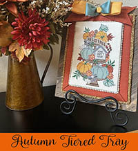 Autumn Tiered Tray