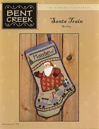 Santa Train Stocking