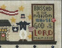 Patriotic Mantle Kit #3 - Blessed is the Nation