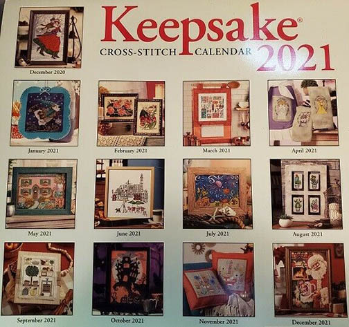 Keepsake Calendar 2021 - Ye Olde Cross Stitchery