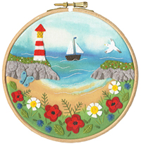 Poppy Cove Felt Embroidery Kit