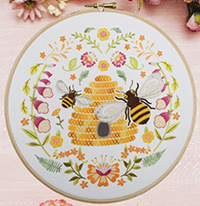 Ribbon and Crewel Embroidery kits by Little Owl SmartCrafts TM