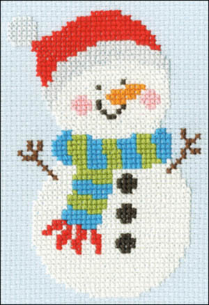 Merry Snowman - Little Stitchers Kit