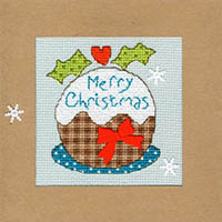 Snowy Pudding Christmas Card Kit