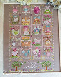 Shabby Easter Calendar