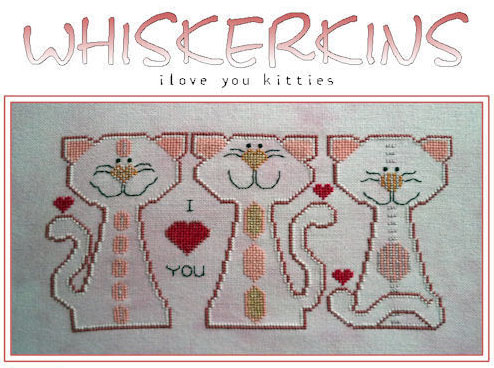 Whiskerkins Trio - I Love You Kitties (February)