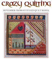 Crazy Quilting - September Block