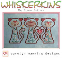 Whiskerkins Trio - May Flower Felines