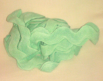 Sea Foam 1 in Rick Rack by Dames Of The Needle