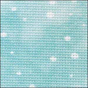 Cross Stitch Cloth - Fabric Flair 16 Count Aida - Snow on Blue with Gl –  Happy Little Stitch Shop