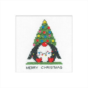 Penguin - Tree Hat Greeting Cards (3) Kit