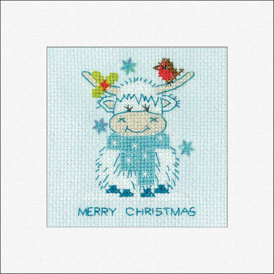 Frosted Highland Scarf Greeting Cards - set of 3 Kit