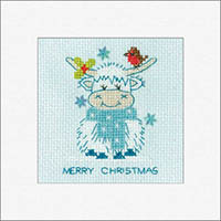 Frosted Highland Scarf Greeting Cards - set of 3 Kit