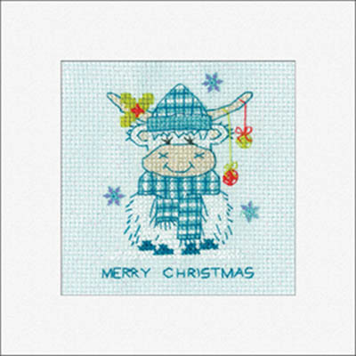 Frosted Highland Tartan Greeting Cards - set of 3 Kit