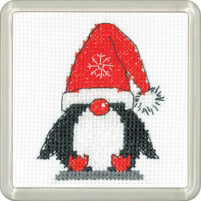 Penguin Santa Coaster Kit