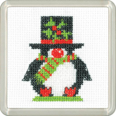 Penguin Top Hat Coaster Kit