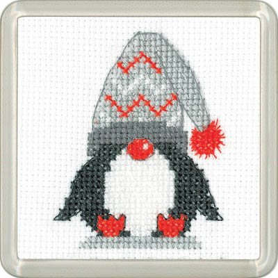 Penguin Wooly Hat  Coaster Kit