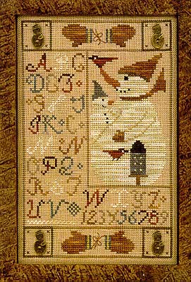 Snowman Button Sampler