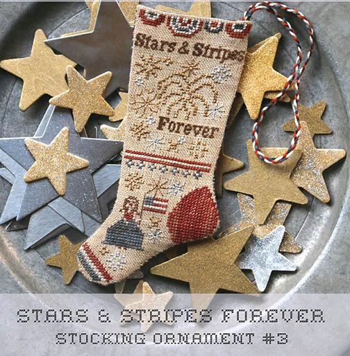 Stocking Ornament #3 - Stars & Stripes Forever 