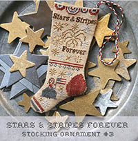 Stocking Ornament #3 - Stars & Stripes Forever 