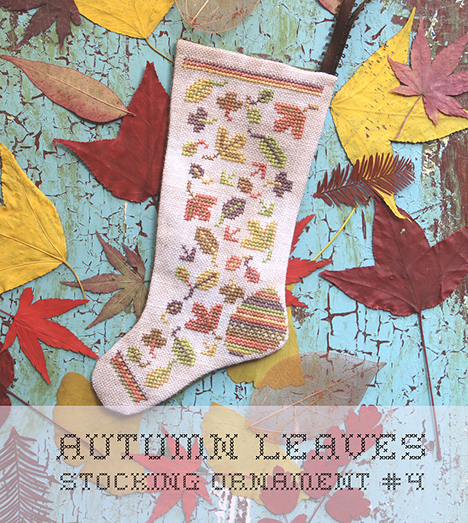 Autumn Leaves Stocking Ornament