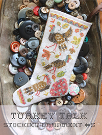 Turkey Talk Stocking Ornament