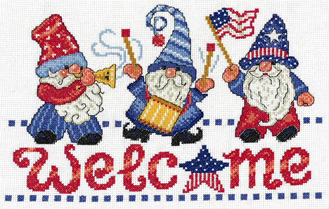 Patriotic Gnomes Welcome