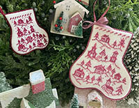 Enchanted Village Stocking