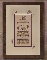 Mini Vintage Grape Stitches