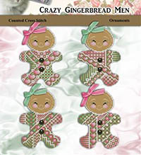 Crazy Gingerbread Men Ornaments