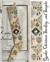 Quaker Christmas Stocking & Sampler