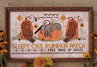 Sleepy Owl Pumpkin Patch