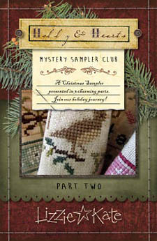 Holly & Hearts Christmas Mystery Sampler -  Part #2