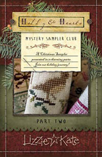 Holly & Hearts Christmas Mystery Sampler -  Part #2