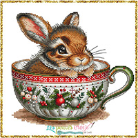 Christmas Animal Cup - Rabbit