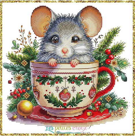 Christmas Animal Cup - Mouse