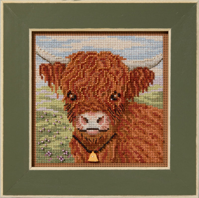 2025 Spring Button & Bead - Highland Cow