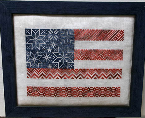 SHOP MODEL - AMERICAN FLAG