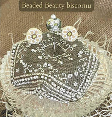 Beaded Beauty Biscornu