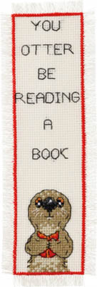 You Otter Be Reading Bookmark Kit