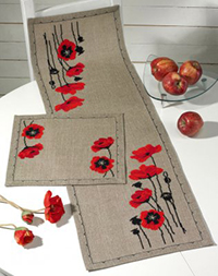 Poppy Table Runner Kit