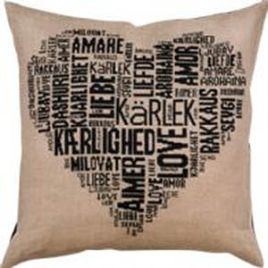 Love Pillow - Black