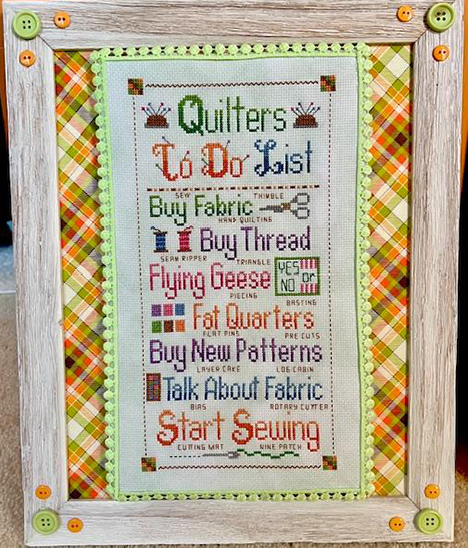 Quilters To Do List