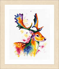 Deer In Rainbow Colours Kit