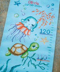 Sea Animals Growth Chart Kit