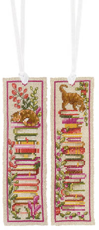 Cats on Blocks Bookmark - set of 2 Kit