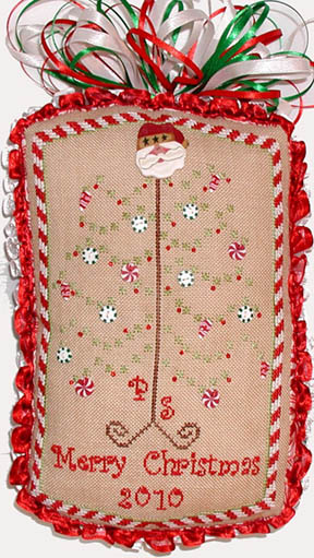 Peppermint Christmas Pillow